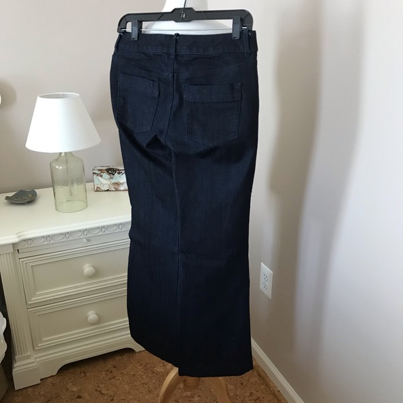 BANANA REPUBLIC TROUSER JEANS DARK WASH NWOT - Picture 3 of 5